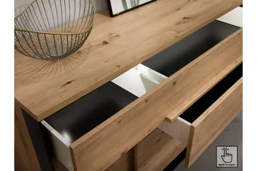 Quant Garderob 50x95 cm - Ek/Svart - Förvaring - Garderober & garderobssystem