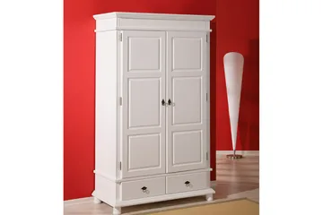 Regina Garderob 116 cm - Vit - Förvaring - Garderober & garderobssystem