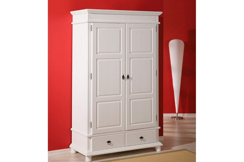 Regina Garderob 116 cm - Vit - Förvaring - Garderober & garderobssystem