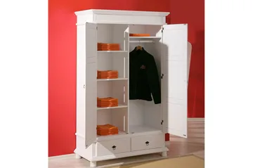 Regina Garderob 116 cm - Vit - Förvaring - Garderober & garderobssystem