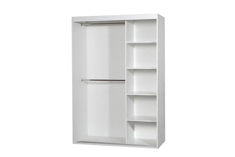 Rejasia Garderob med Spegel 120 cm - Vit - Förvaring - Garderober & garderobssystem