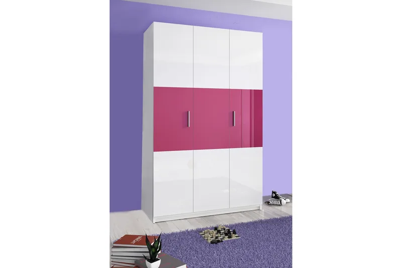 Rogsta Garderob 120 cm, Rosa