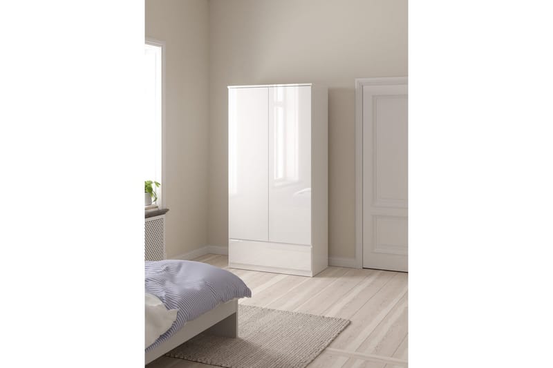 Salomns Garderob 99x201 cm - Vit - Förvaring - Garderober & garderobssystem