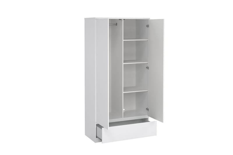 Salomns Garderob 99x201 cm - Vit - Förvaring - Garderober & garderobssystem