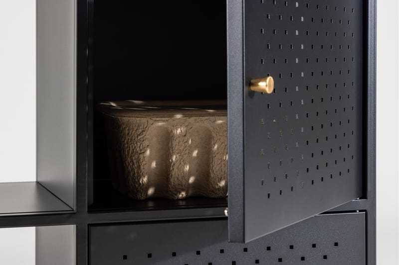 Salta Garderob 100x75 cm - Svart - Förvaring - Förvaringsmöbler - Sideboard & skänk