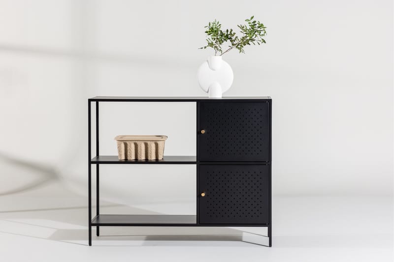 Salta Garderob 100x75 cm - Svart - Förvaring - Förvaringsmöbler - Sideboard & skänk