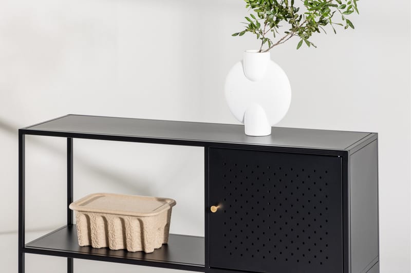 Salta Garderob 100x75 cm - Svart - Förvaring - Förvaringsmöbler - Sideboard & skänk