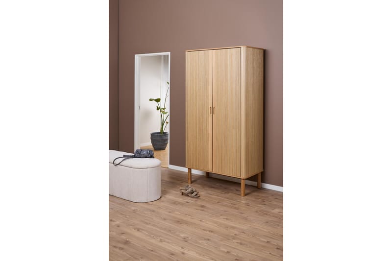 Samay Garderob 100x200 cm - Natur - Förvaring - Garderober & garderobssystem
