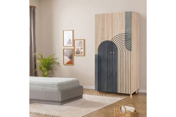 Selalesi Garderob 90x192 cm - Natur - Förvaring - Garderober & garderobssystem