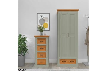 Selma Garderob 70x185 cm - Grön - Förvaring - Garderober & garderobssystem