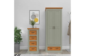 Selma Garderob 70x185 cm - Grön - Förvaring - Garderober & garderobssystem