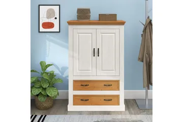 Selma Garderob 86x131 cm - Vit - Förvaring - Garderober & garderobssystem