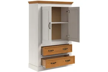 Selma Garderob 86x131 cm - Vit - Förvaring - Garderober & garderobssystem