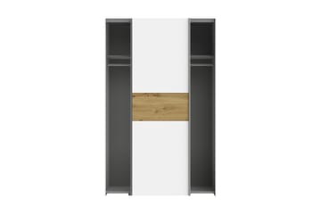 Shipts Garderob 62x120 cm - Vit/Brun - Förvaring - Garderober & garderobssystem