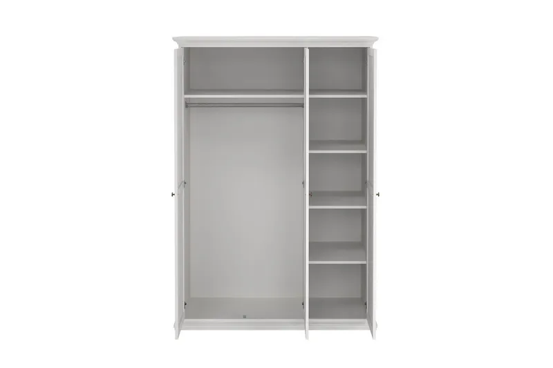 Shoiba Garderob 138,8x200,6 cm - Vit - Förvaring - Garderober & garderobssystem