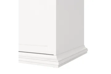 Shoiba Garderob 138,8x200,6 cm - Vit - Förvaring - Garderober & garderobssystem