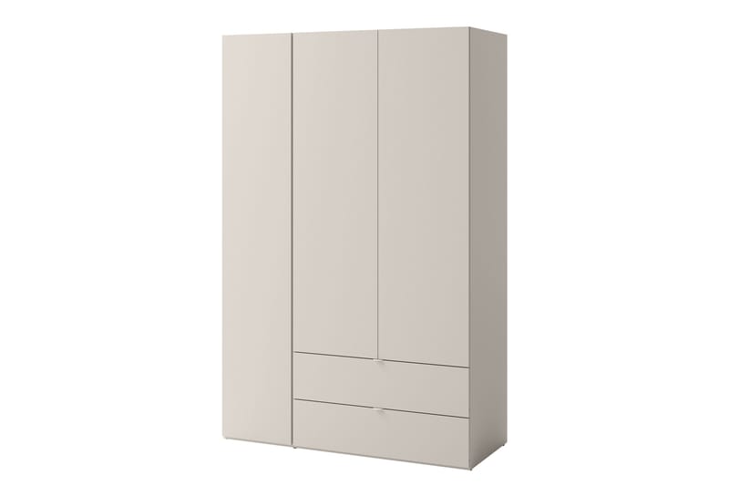 Sigmana Garderob 130x201 cm - Ljusgrå - Förvaring - Garderober & garderobssystem