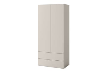 Sigmana Garderob 90x201 cm - Ljusgrå - Förvaring - Garderober & garderobssystem
