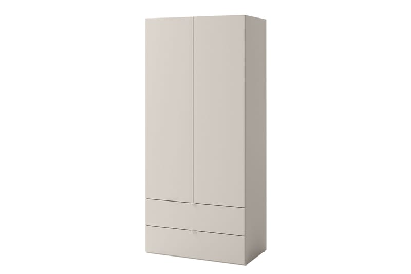 Sigmana Garderob 90x201 cm - Ljusgrå - Förvaring - Garderober & garderobssystem