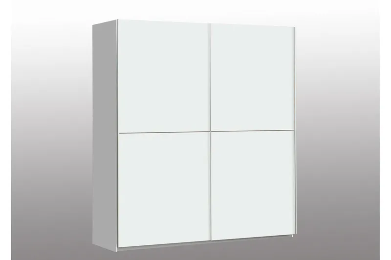 Slosser Garderob 170x191 cm - Extra Vit - Förvaring - Garderober & garderobssystem