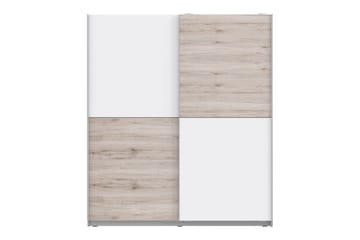 Slosser Garderob 170x191 cm - Ljusbrun - Förvaring - Garderober & garderobssystem