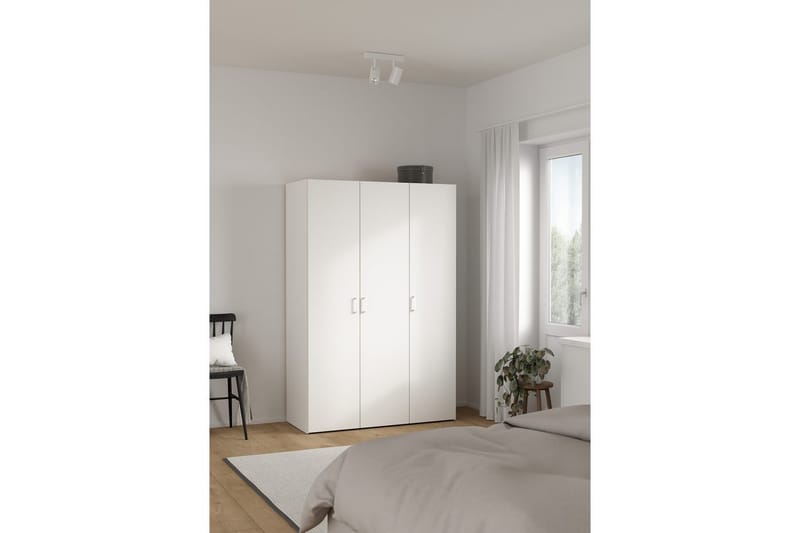 Space Garderob 116x175 cm - Vit - Förvaring - Garderober & garderobssystem