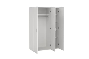 Space Garderob 116x175 cm - Vit - Förvaring - Garderober & garderobssystem