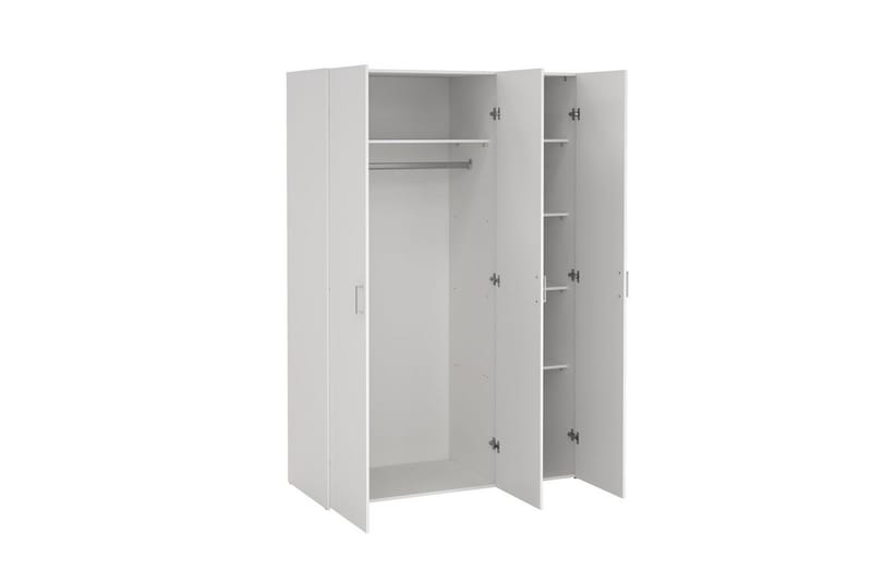 Space Garderob 116x175 cm - Vit - Förvaring - Garderober & garderobssystem