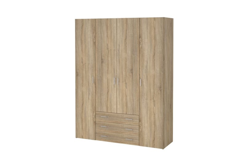 Space Garderob 154x200 cm - Natur - Förvaring - Garderober & garderobssystem