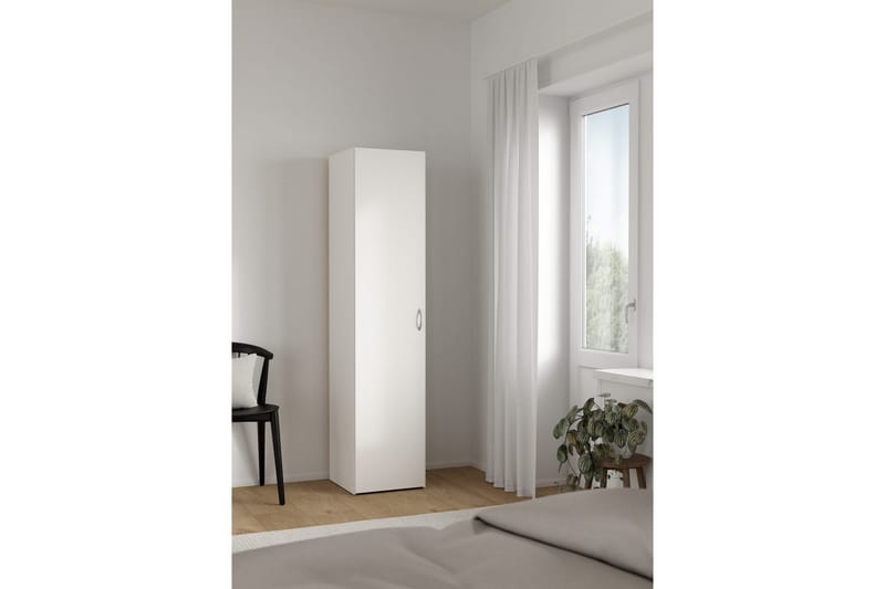 Space Garderob 39x175 cm - Vit - Förvaring - Garderober & garderobssystem