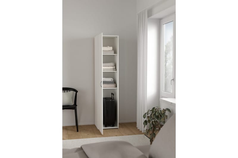 Space Garderob 39x175 cm - Vit - Förvaring - Garderober & garderobssystem