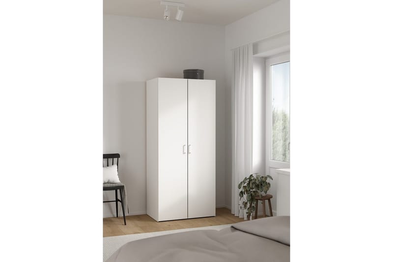 Space Garderob 78x175 cm - Vit - Förvaring - Garderober & garderobssystem