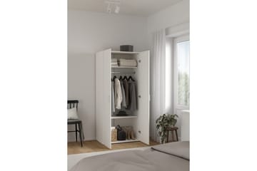 Space Garderob 78x175 cm - Vit - Förvaring - Garderober & garderobssystem