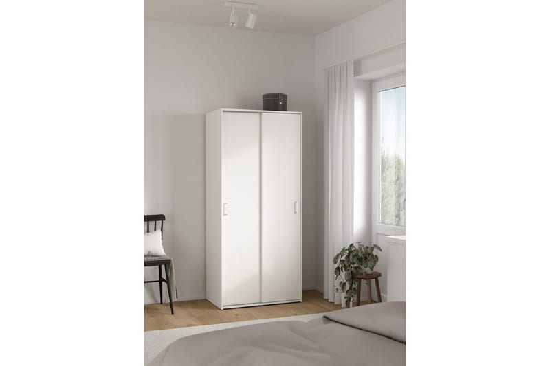 Space Garderob 78x175 cm - Vit - Förvaring - Garderober & garderobssystem