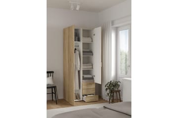 Space Garderob 78x200 cm - Natur - Förvaring - Garderober & garderobssystem