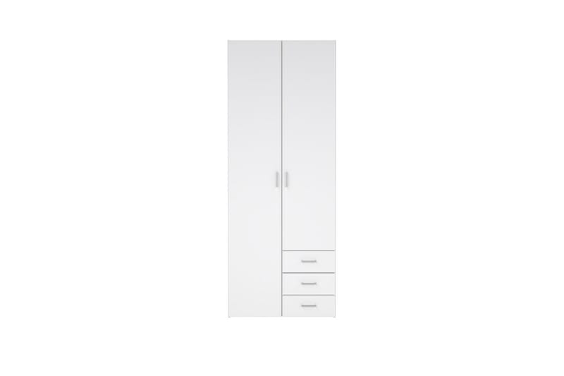 Space Garderob 78x200 cm - Vit - Förvaring - Garderober & garderobssystem