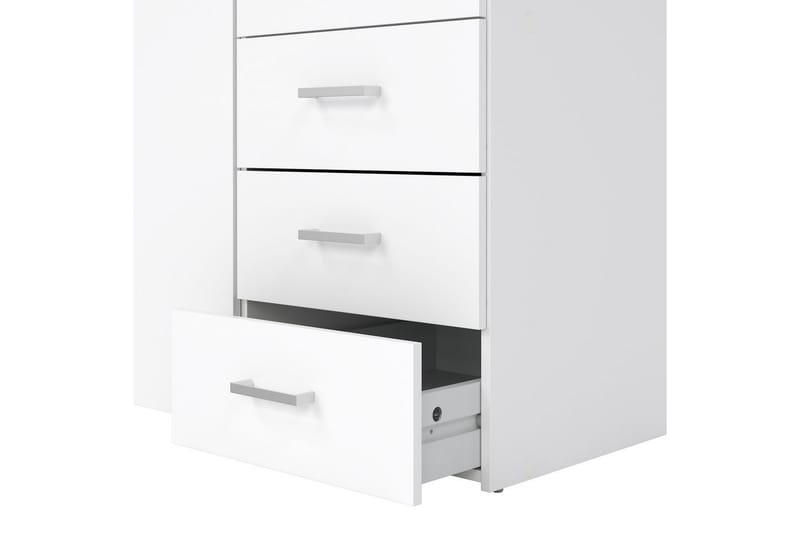 Space Garderob 78x200 cm - Vit - Förvaring - Garderober & garderobssystem
