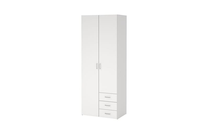 Space Garderob 78x200 cm - Vit - Förvaring - Garderober & garderobssystem
