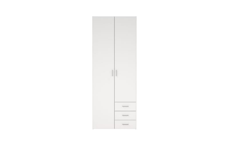 Space Garderob 78x200 cm - Vit - Förvaring - Garderober & garderobssystem