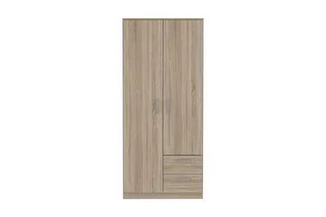 Steppello Garderob 82x185 cm - Brun - Förvaring - Garderober & garderobssystem