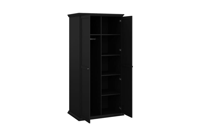 Suneta Garderob 96x200 cm - Svart - Förvaring - Garderober & garderobssystem