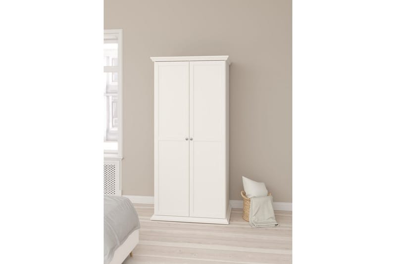 Suneta Garderob 96x200 cm - Vit - Förvaring - Garderober & garderobssystem