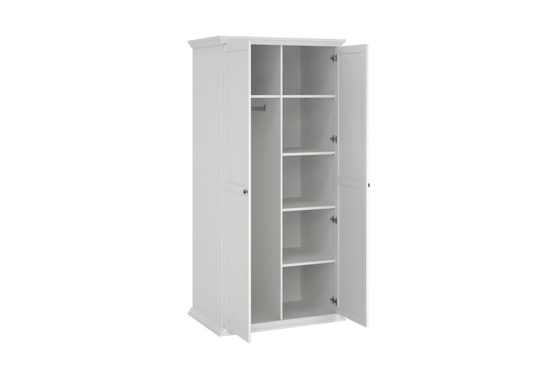 Suneta Garderob 96x200 cm - Vit - Förvaring - Garderober & garderobssystem