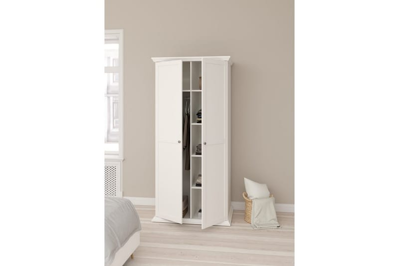 Suneta Garderob 96x200 cm - Vit - Förvaring - Garderober & garderobssystem