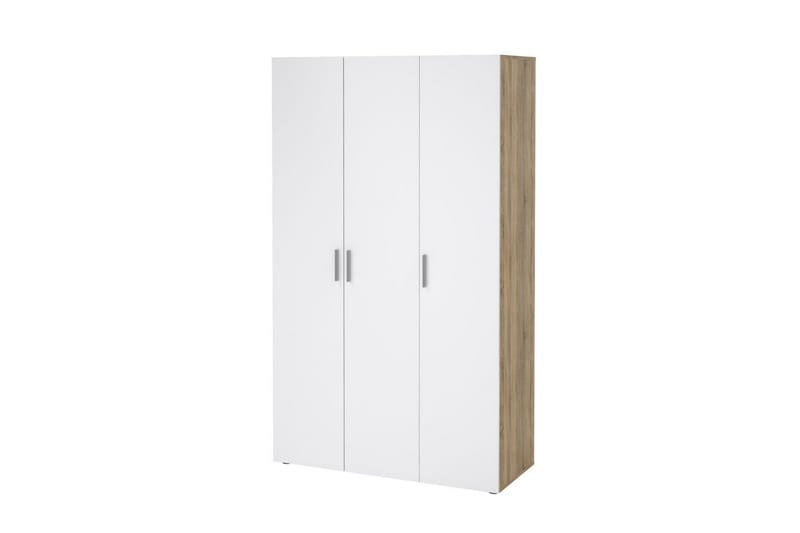 Suntia Garderob 118x201 cm - Vit/Natur - Förvaring - Garderober & garderobssystem