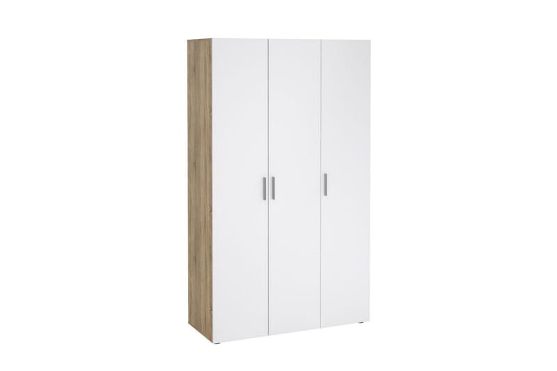 Suntia Garderob 118x201 cm - Vit/Natur - Förvaring - Garderober & garderobssystem