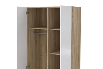 Suntia Garderob 79x201 cm - Vit - Förvaring - Garderober & garderobssystem
