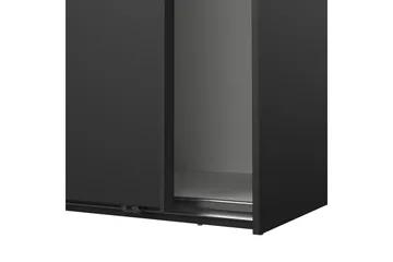 Takeru Garderob 119x200 cm - Svart - Förvaring - Garderober & garderobssystem