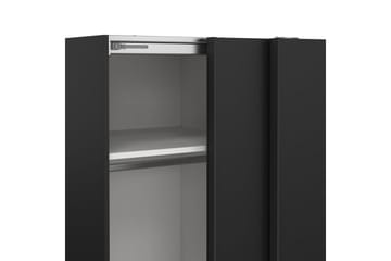 Takeru Garderob 119x200 cm - Svart - Förvaring - Garderober & garderobssystem