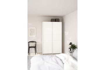 Takeru Garderob 119x200 cm - Vit - Förvaring - Garderober & garderobssystem